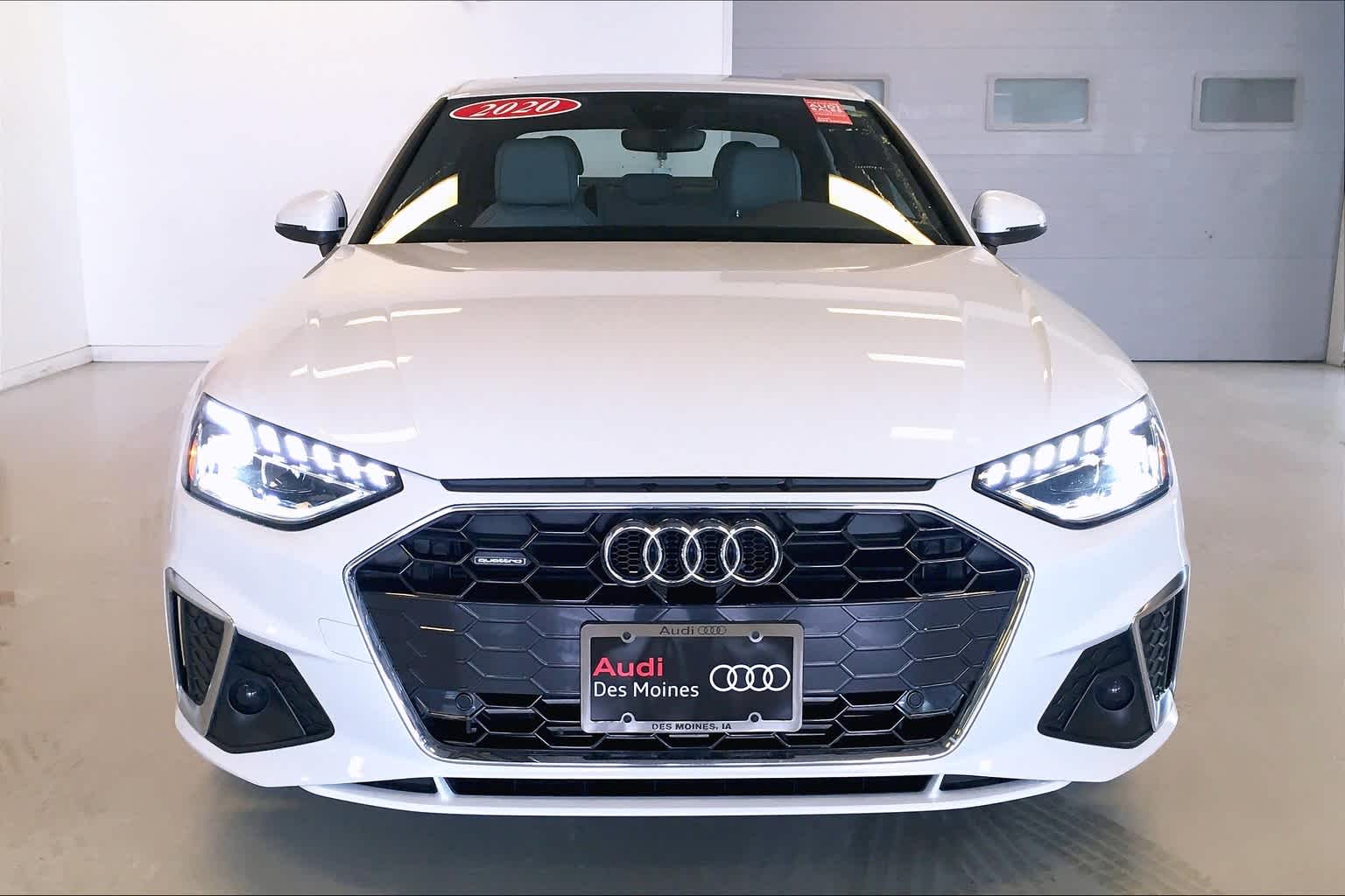 Used 2020 Audi A4 Premium Plus with VIN WAUENAF40LA051680 for sale in Johnston, IA