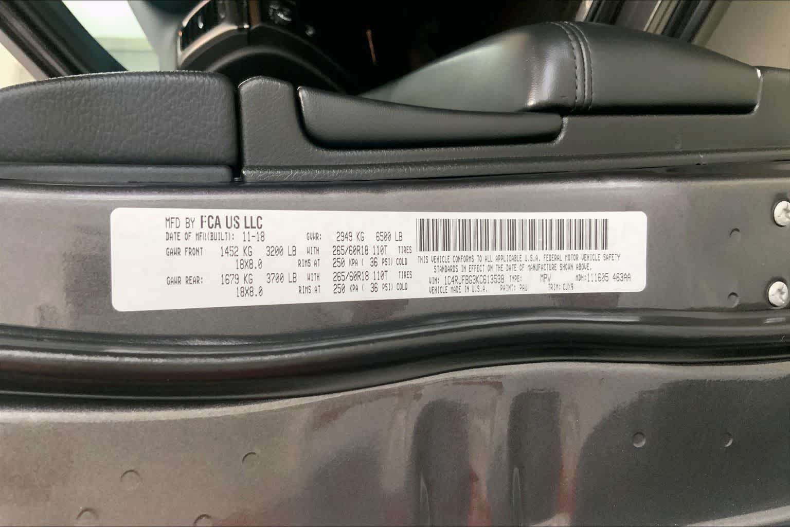 Thumbnail: 2019 Jeep Grand Cherokee - 18