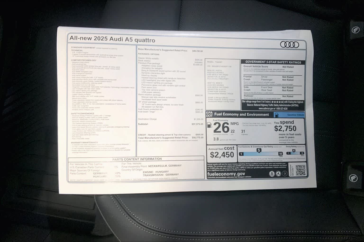 Thumbnail: 2025 Audi A5 - 23