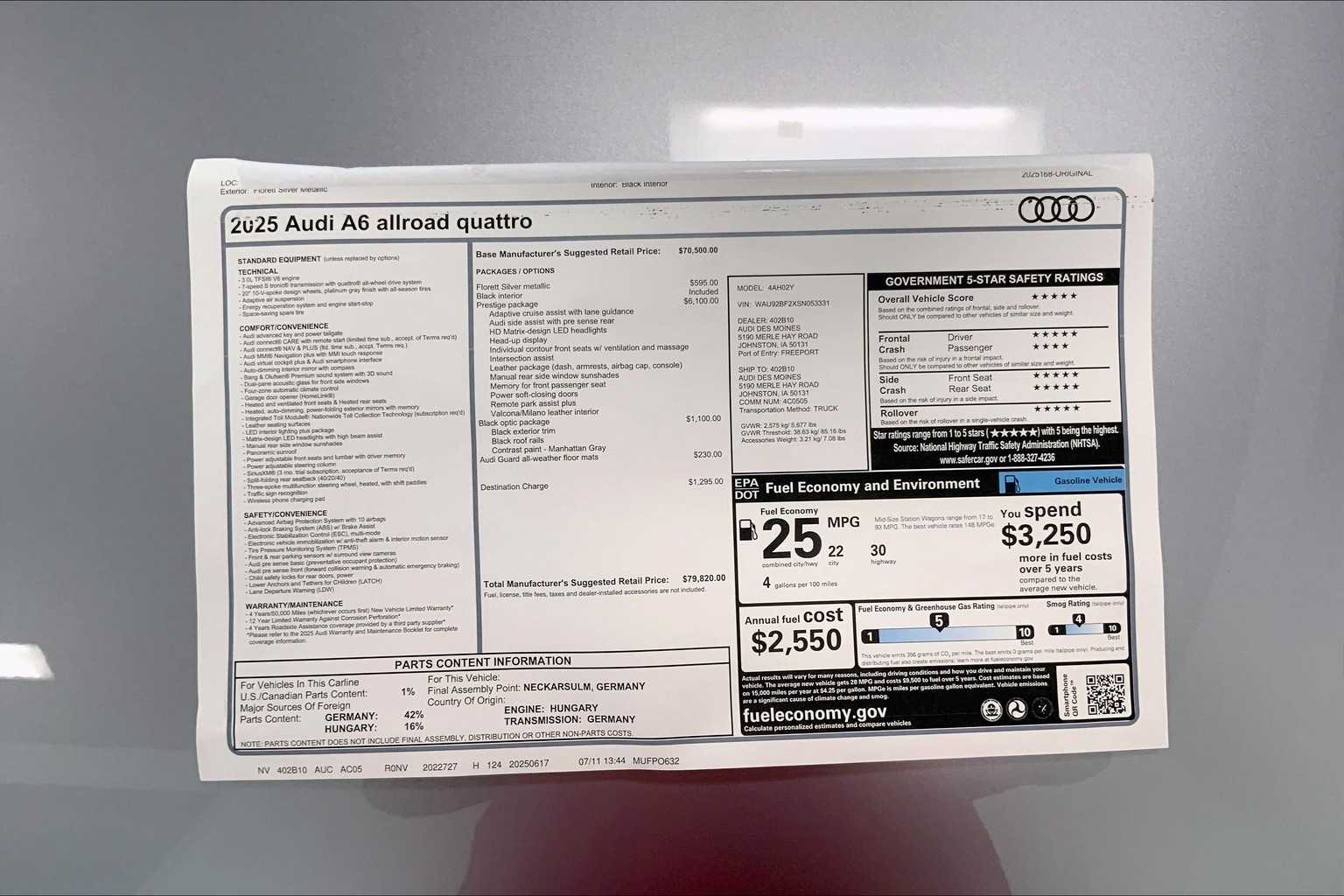 Thumbnail: 2025 Audi A6 - 23