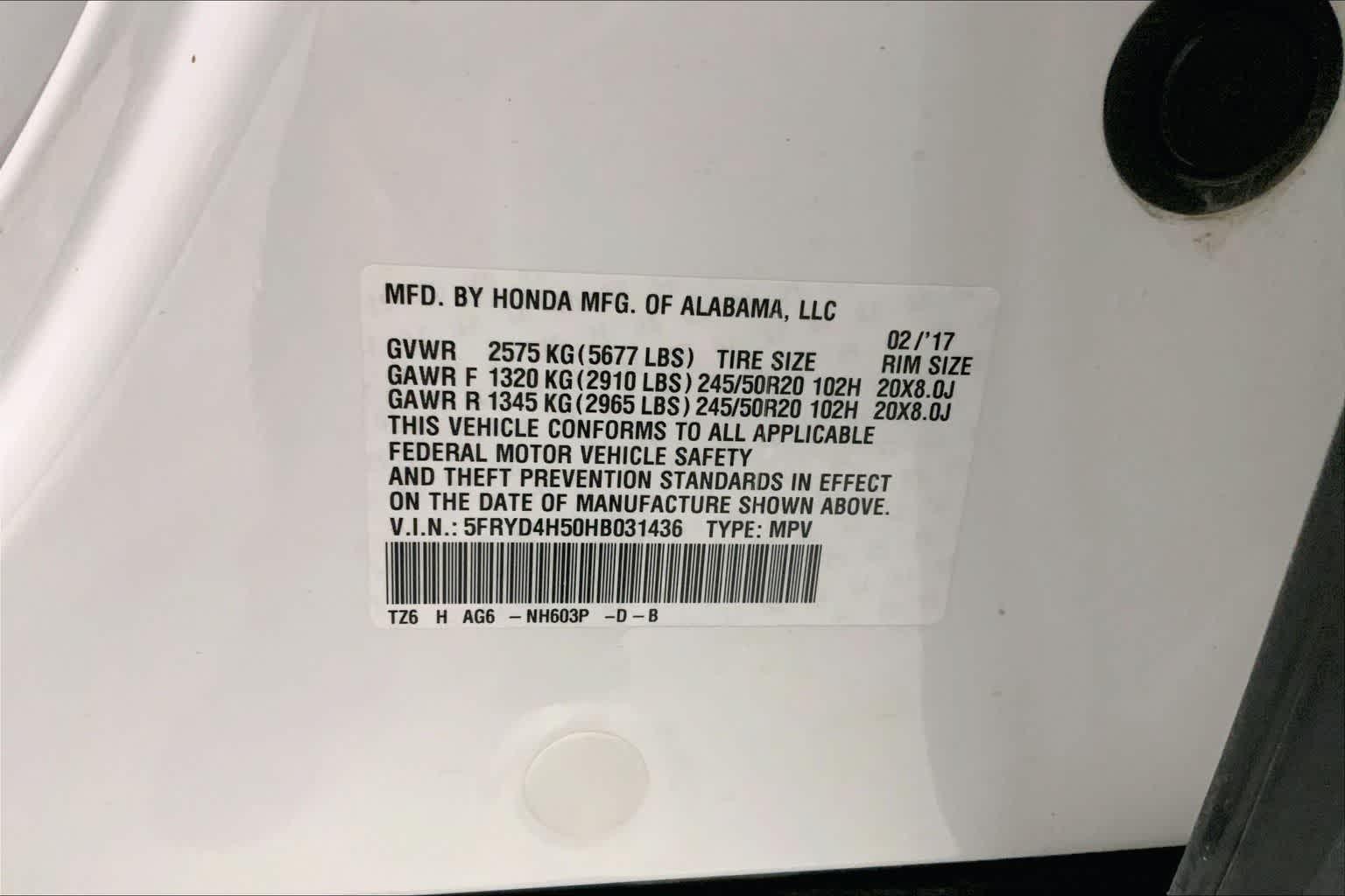 Thumbnail: 2017 Acura MDX - 19