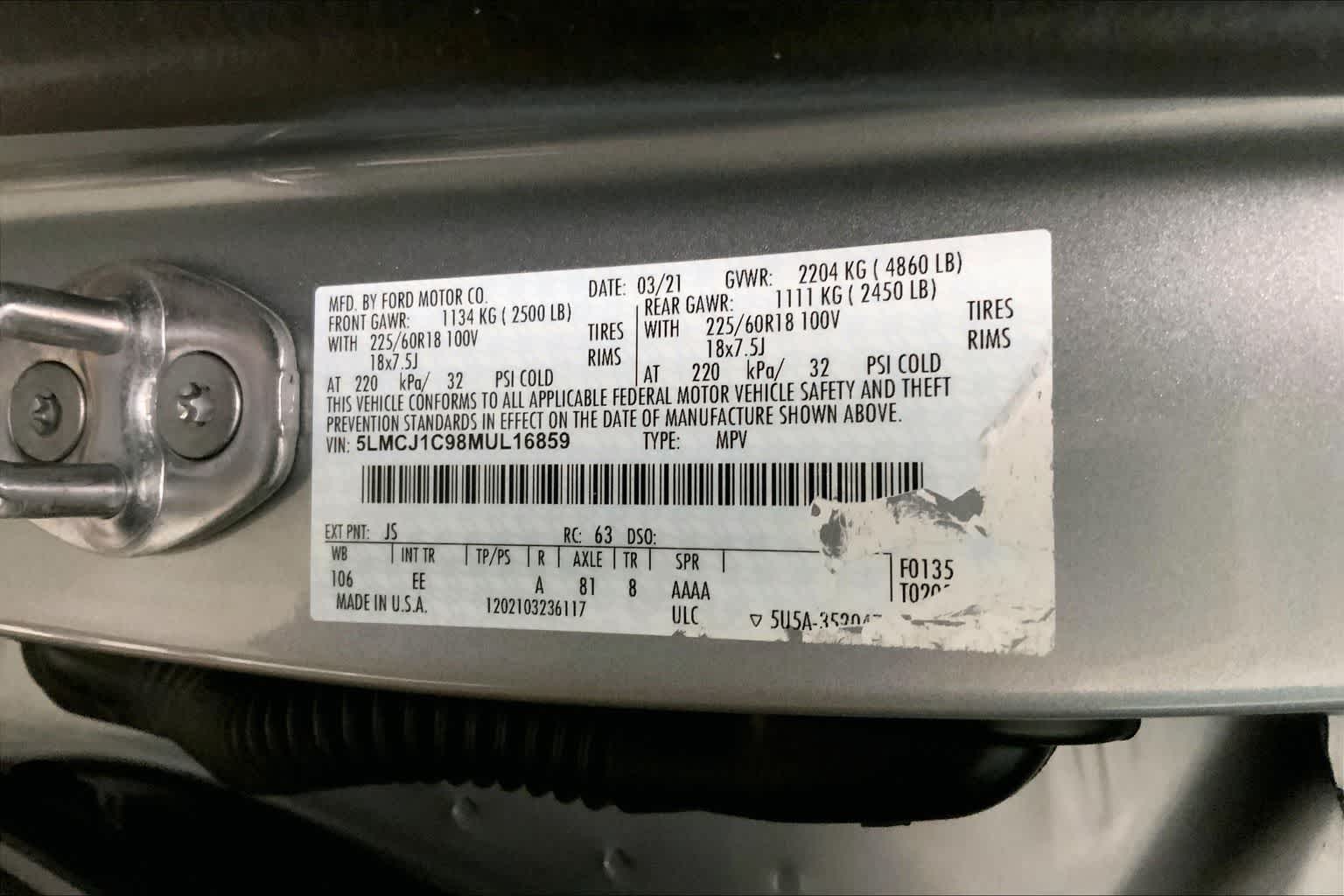 Thumbnail: 2021 Lincoln Corsair - 19