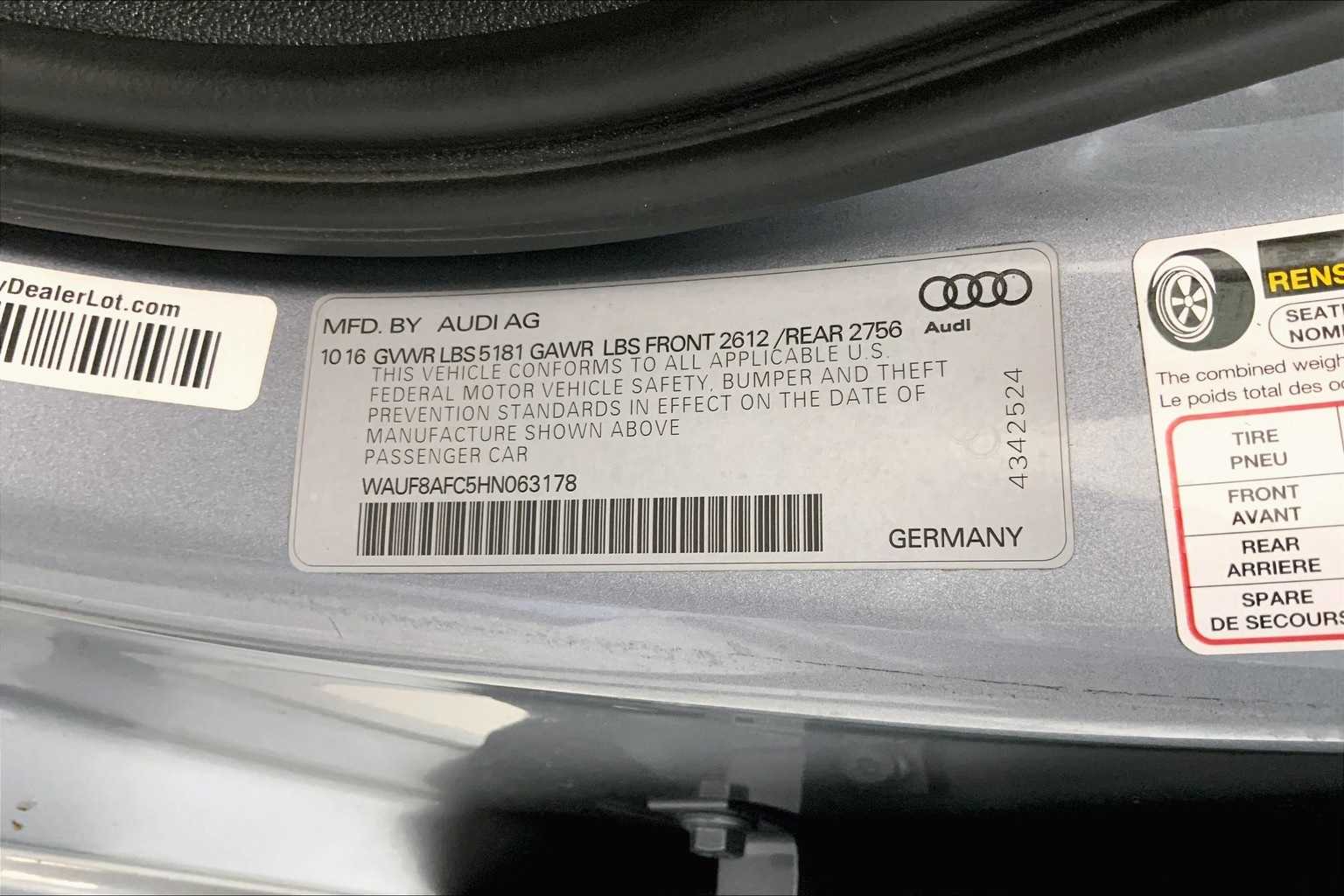 2017 Audi A6 Premium 18