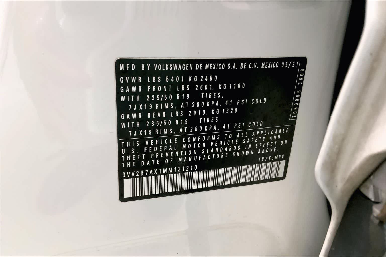 Thumbnail: 2021 Volkswagen Tiguan - 19