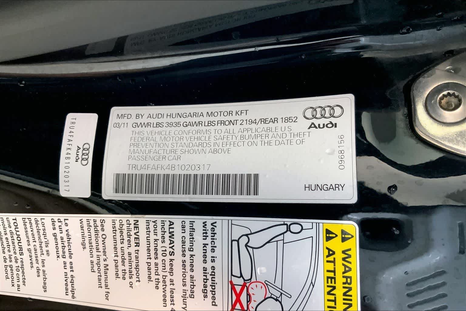 Thumbnail: 2011 Audi TT - 17