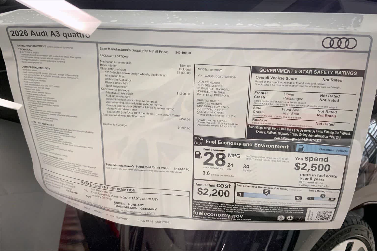 Thumbnail: 2026 Audi A3 - 22