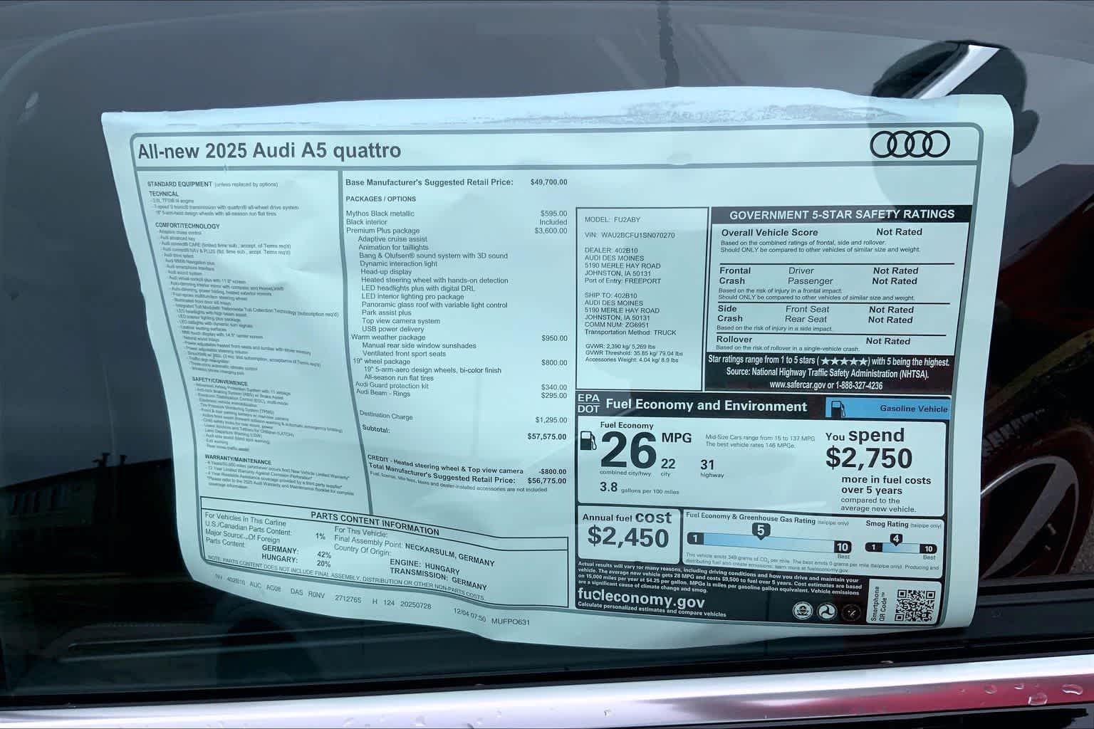 Thumbnail: 2025 Audi A5 - 21