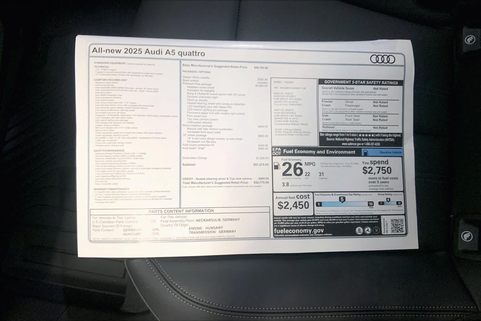 Thumbnail: 2025 Audi A5 - 23