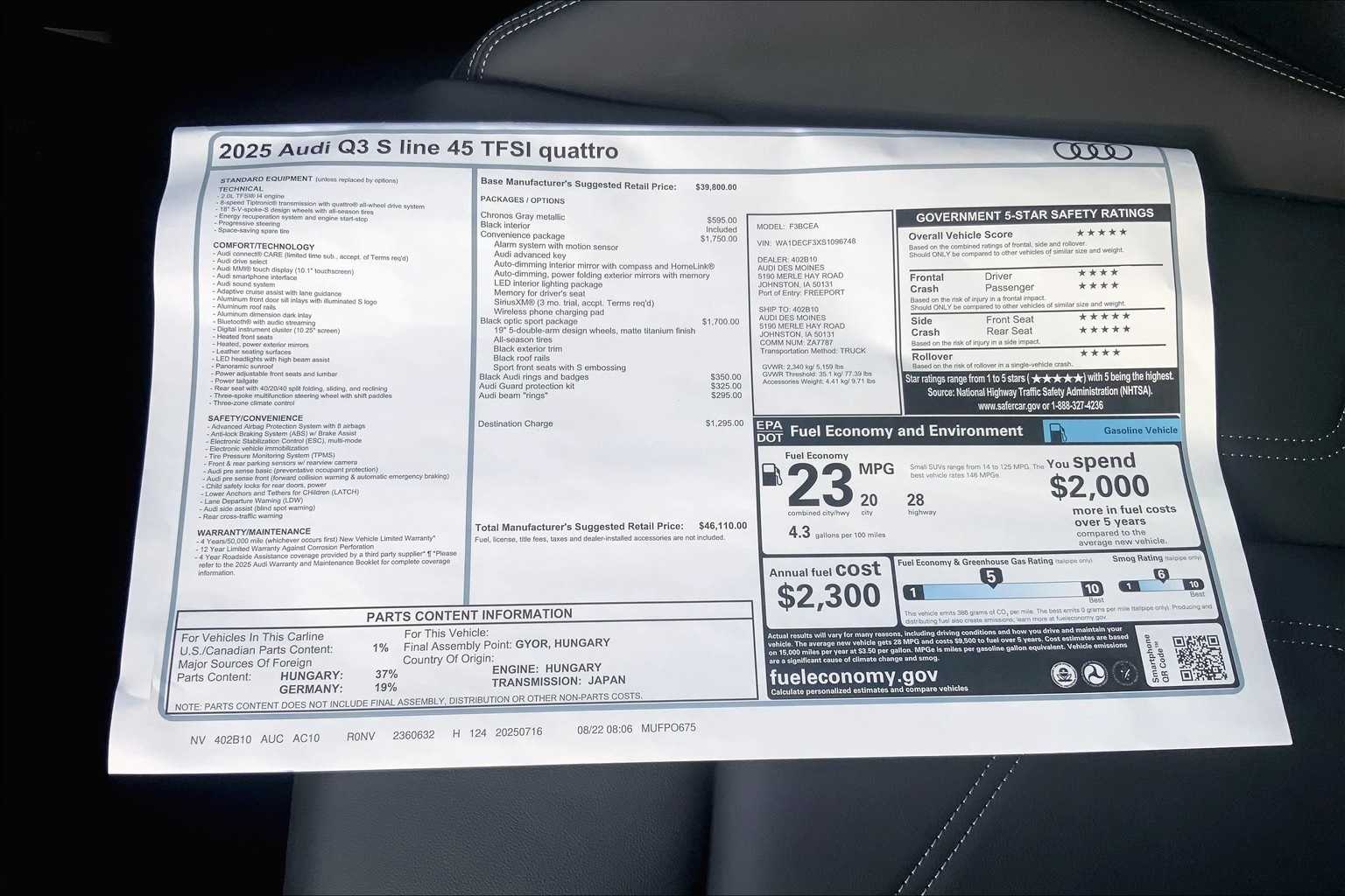 Thumbnail: 2025 Audi Q3 - 22