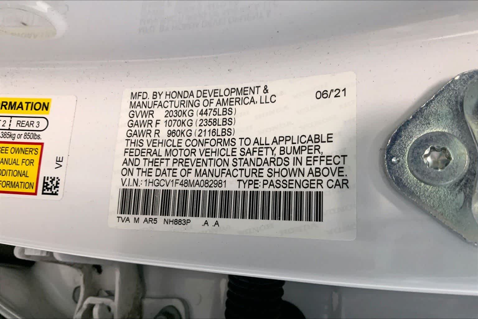 Thumbnail: 2021 Honda Accord - 18