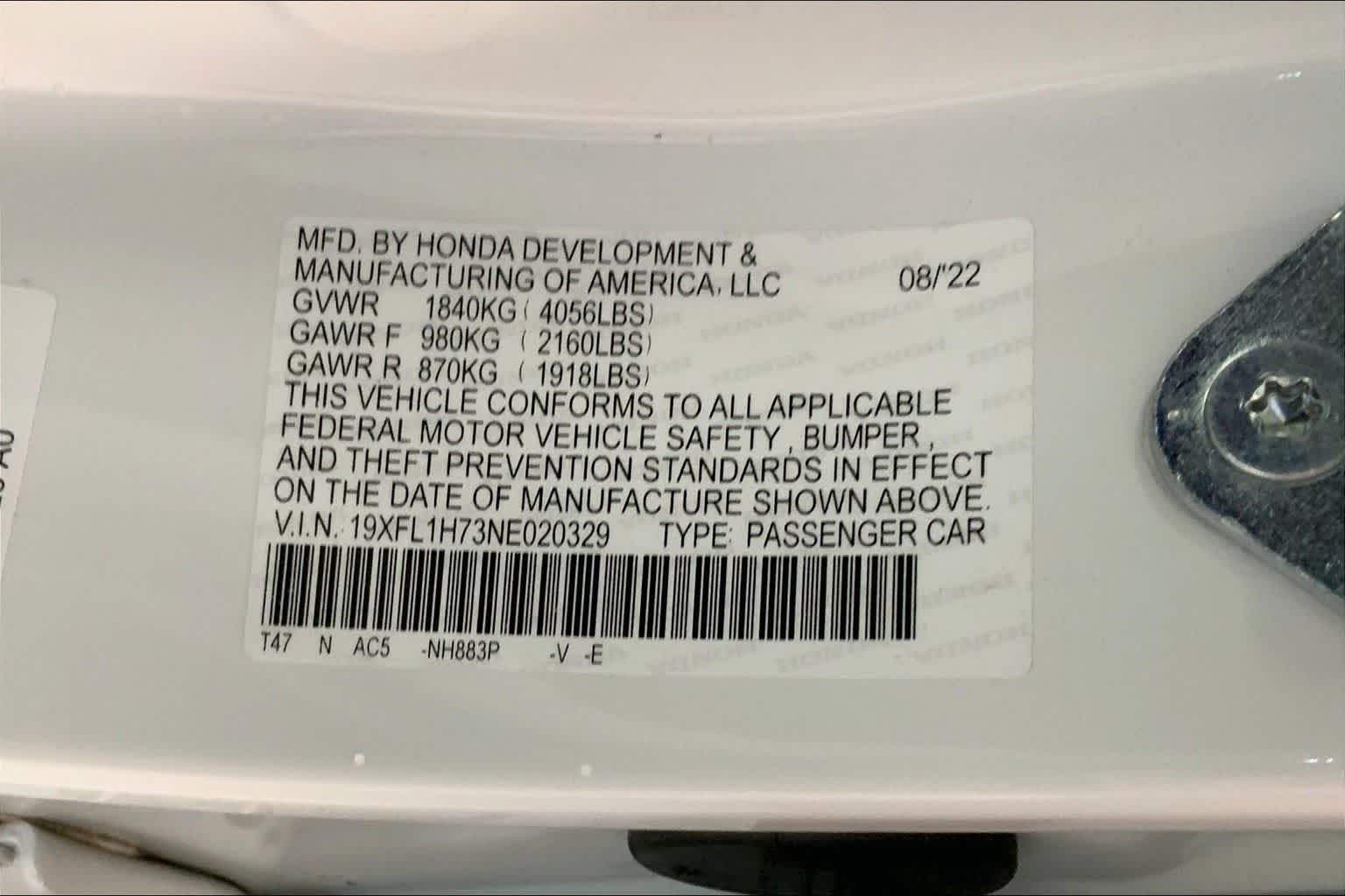 Thumbnail: 2022 Honda Civic - 20