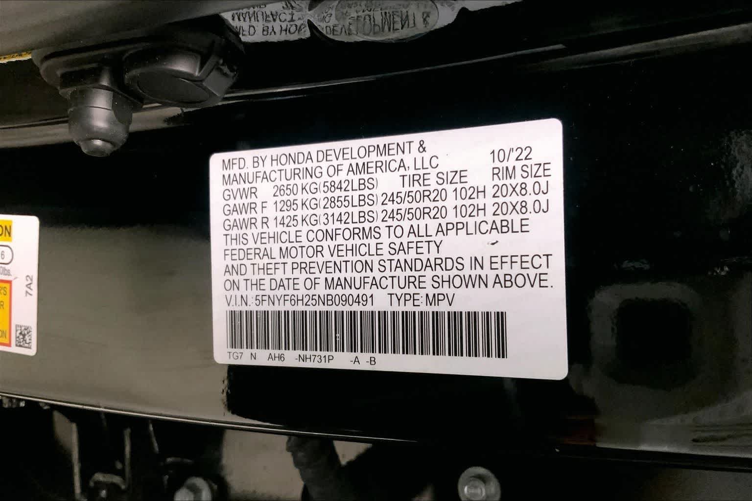 Thumbnail: 2022 Honda Pilot - 19