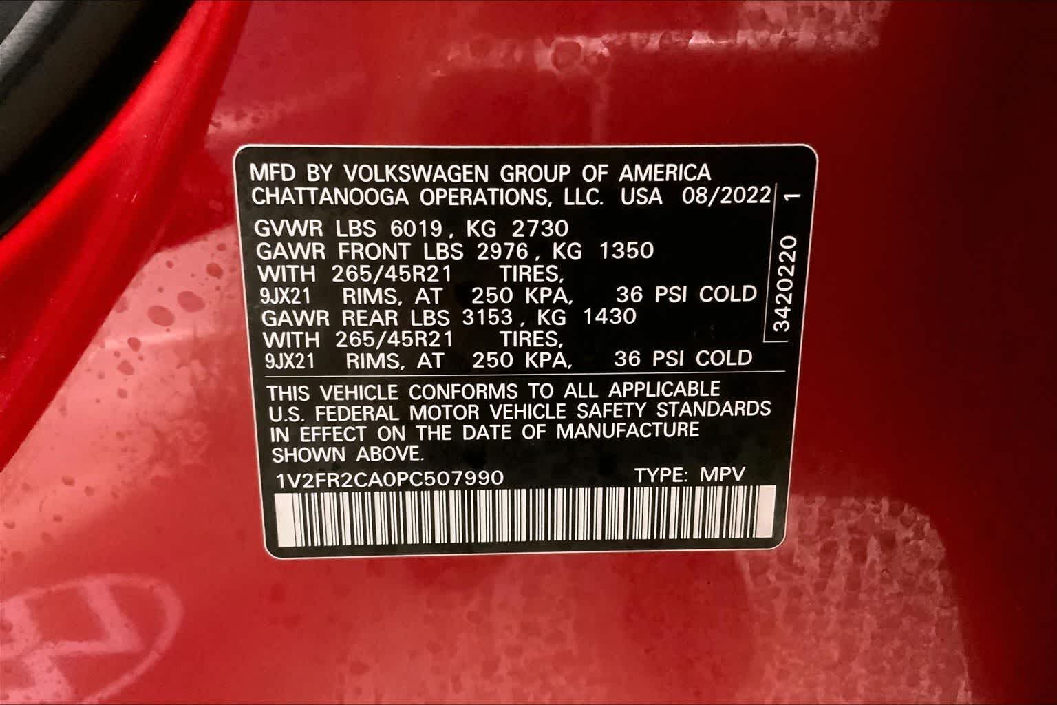 Thumbnail: 2023 Volkswagen Atlas - 19