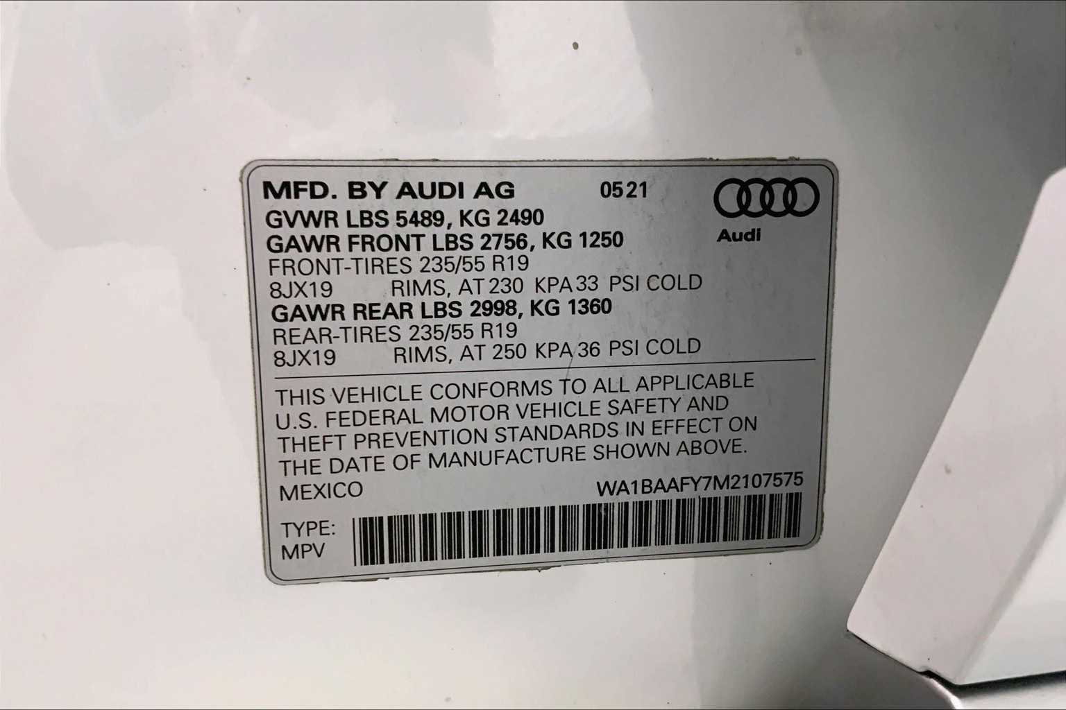 2021 Audi Q5 Premium Plus 19
