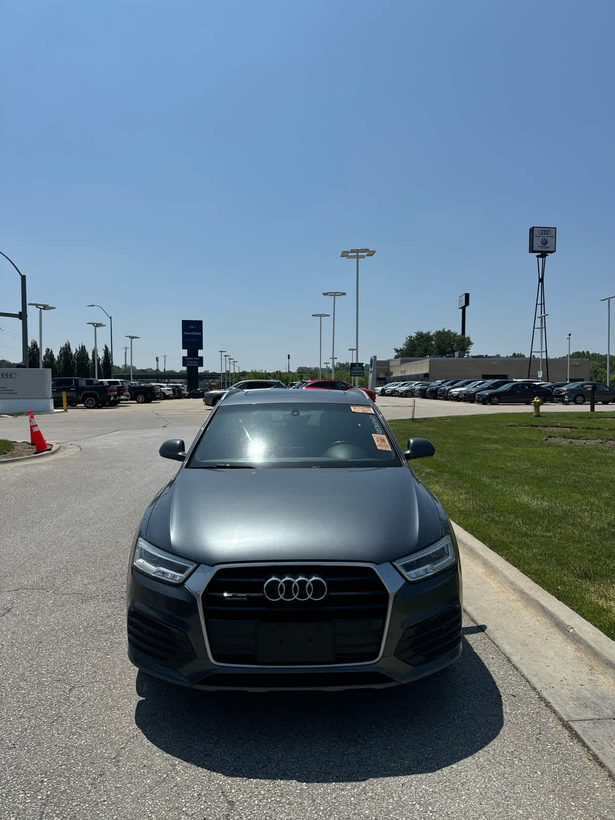 Used 2018 Audi Q3 Premium Plus with VIN WA1JCCFS7JR011333 for sale in Johnston, IA