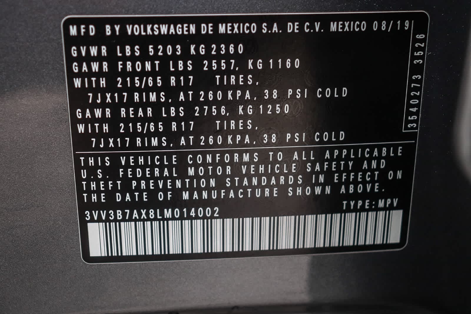 Thumbnail: 2020 Volkswagen Tiguan - 36