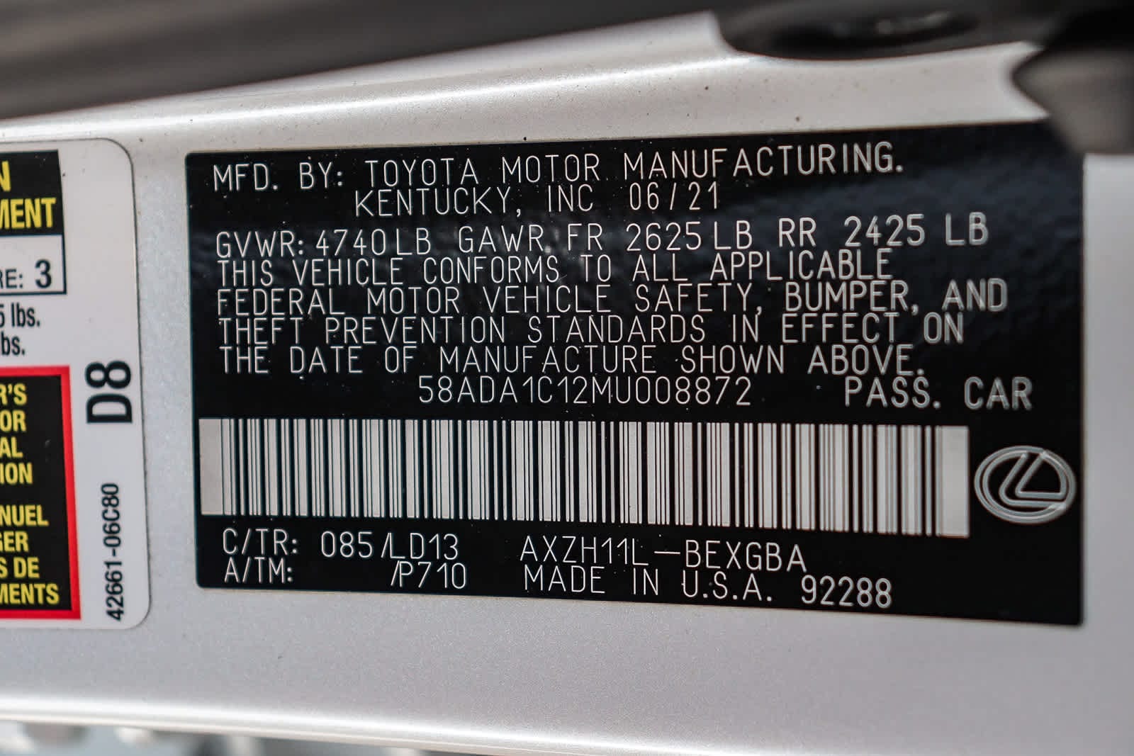 Thumbnail: 2021 Lexus ES - 37