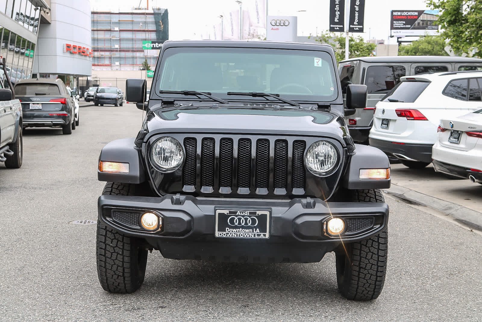 Used 2021 Jeep Wrangler Unlimited Willys Sport with VIN 1C4HJXDG8MW614233 for sale in Los Angeles, CA