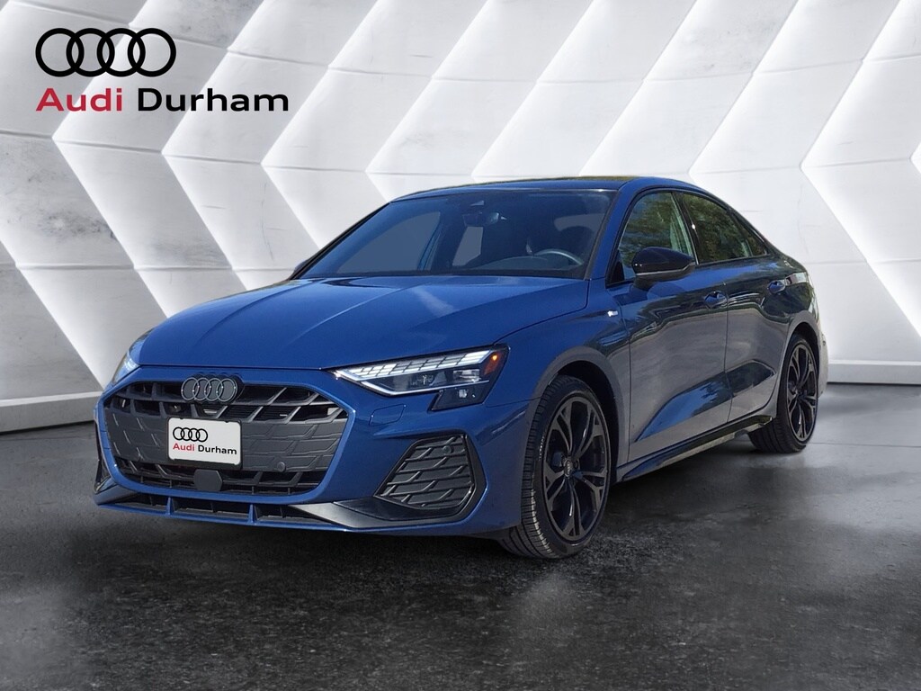 Blue 2025 Audi A3 Sedan 7-Speed Automatic