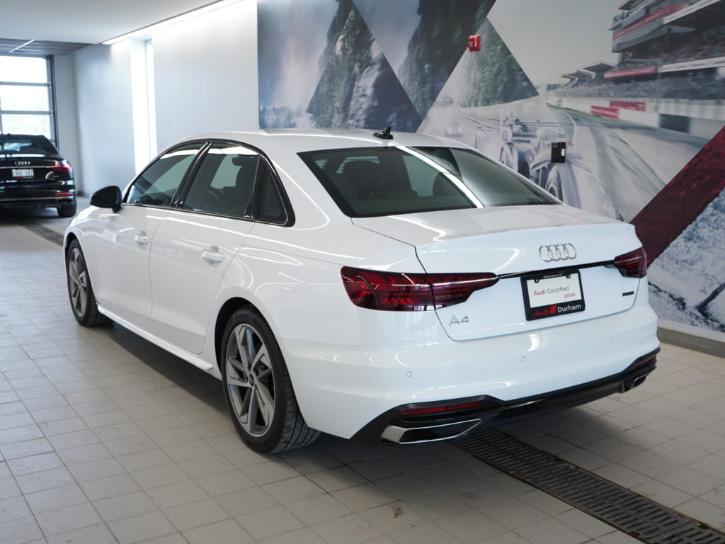 Certified 2025 Audi 2.0T Komfort + CarPlay | Black Optics Pkg Sedan