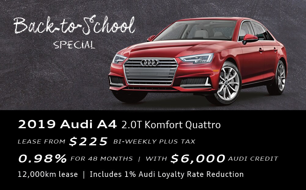 Go Back-To-School In Style!  Audi Edmonton North
