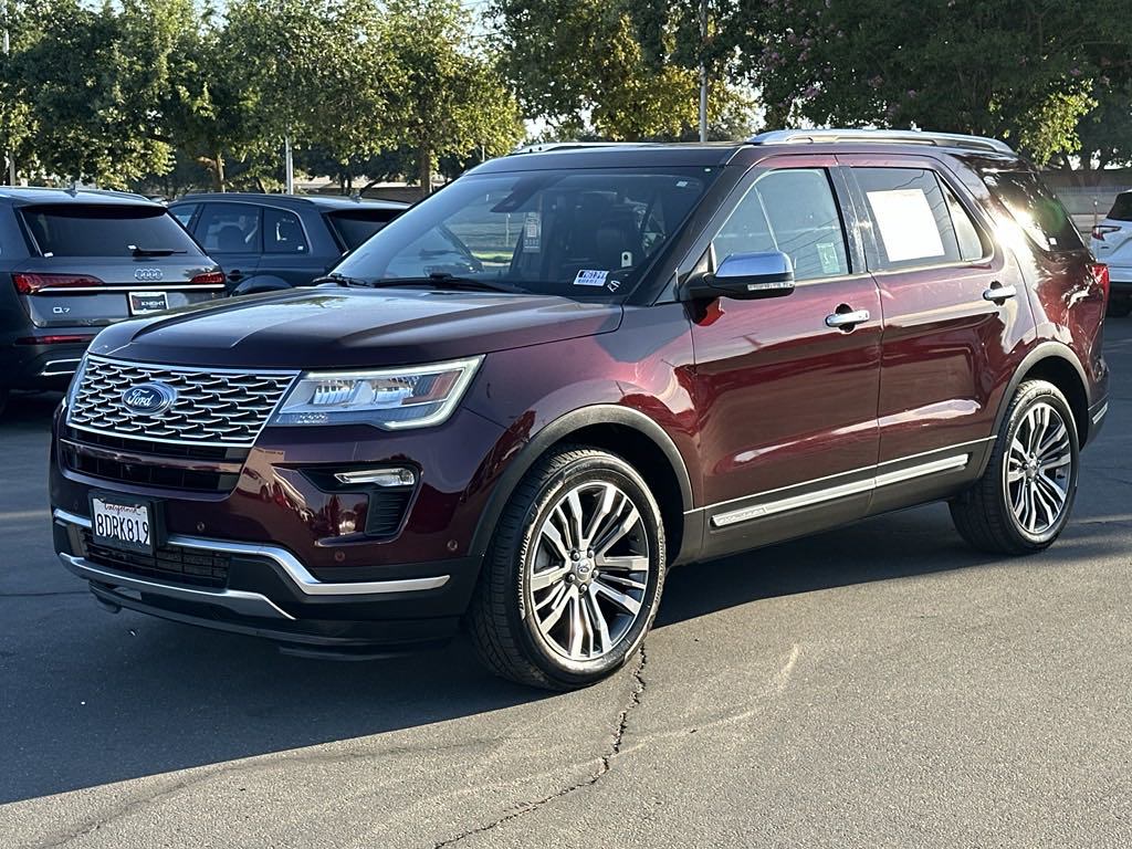 Used 2018 Ford Explorer Platinum with VIN 1FM5K8HTXJGB44642 for sale in Elk Grove, CA