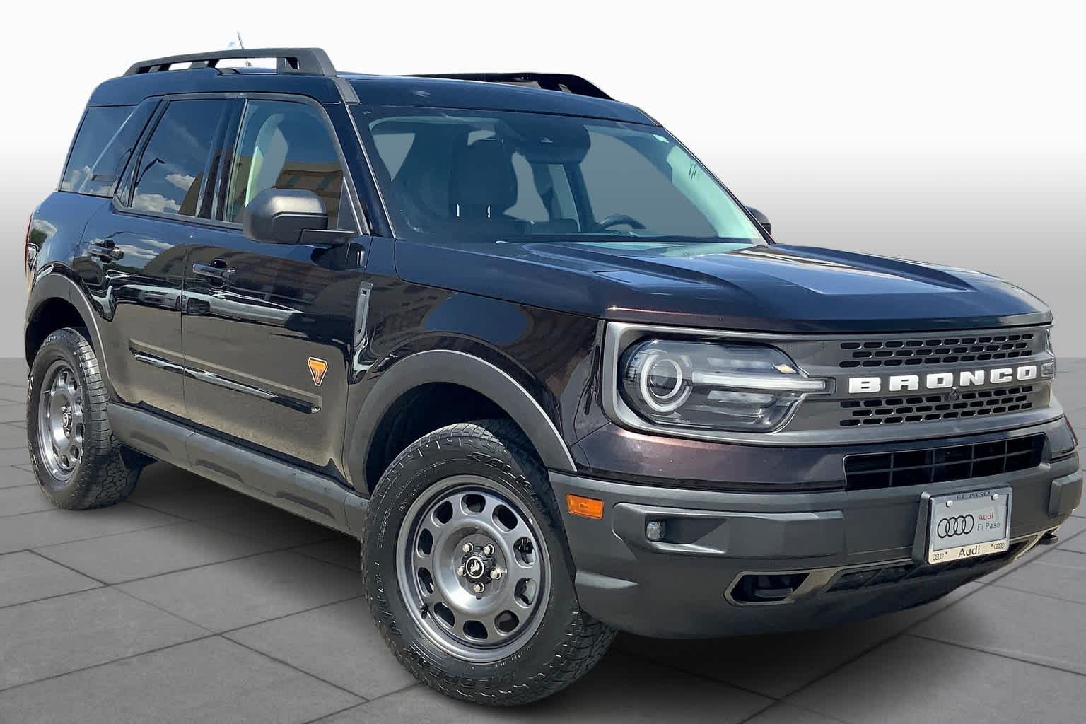 Used 2021 Ford Bronco Sport Badlands with VIN 3FMCR9D98MRA03567 for sale in El Paso, TX