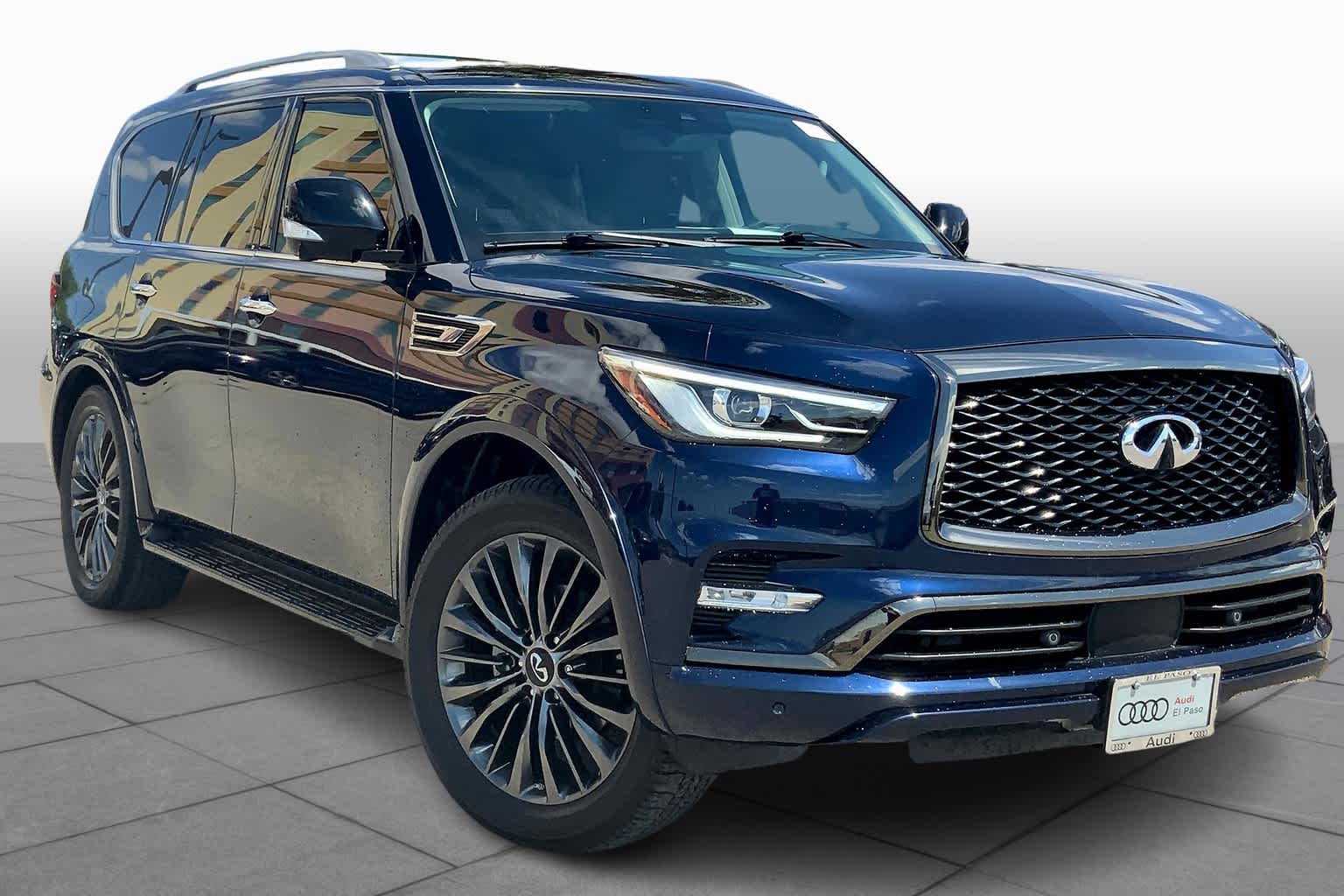 Used 2021 INFINITI QX80 PREMIUM SELECT with VIN JN8AZ2AF9M9720542 for sale in El Paso, TX