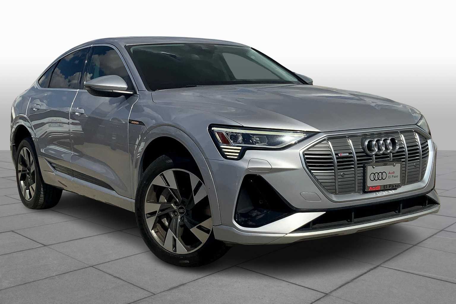 Used 2021 Audi e-tron Sportback Premium with VIN WA11AAGE1MB011442 for sale in El Paso, TX