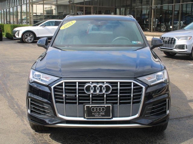 Used 2021 Audi Q7 Premium with VIN WA1AXAF77MD037744 for sale in Erie, PA