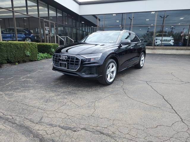 Used 2021 Audi Q8 Premium Plus with VIN WA1BVAF10MD021925 for sale in Erie, PA