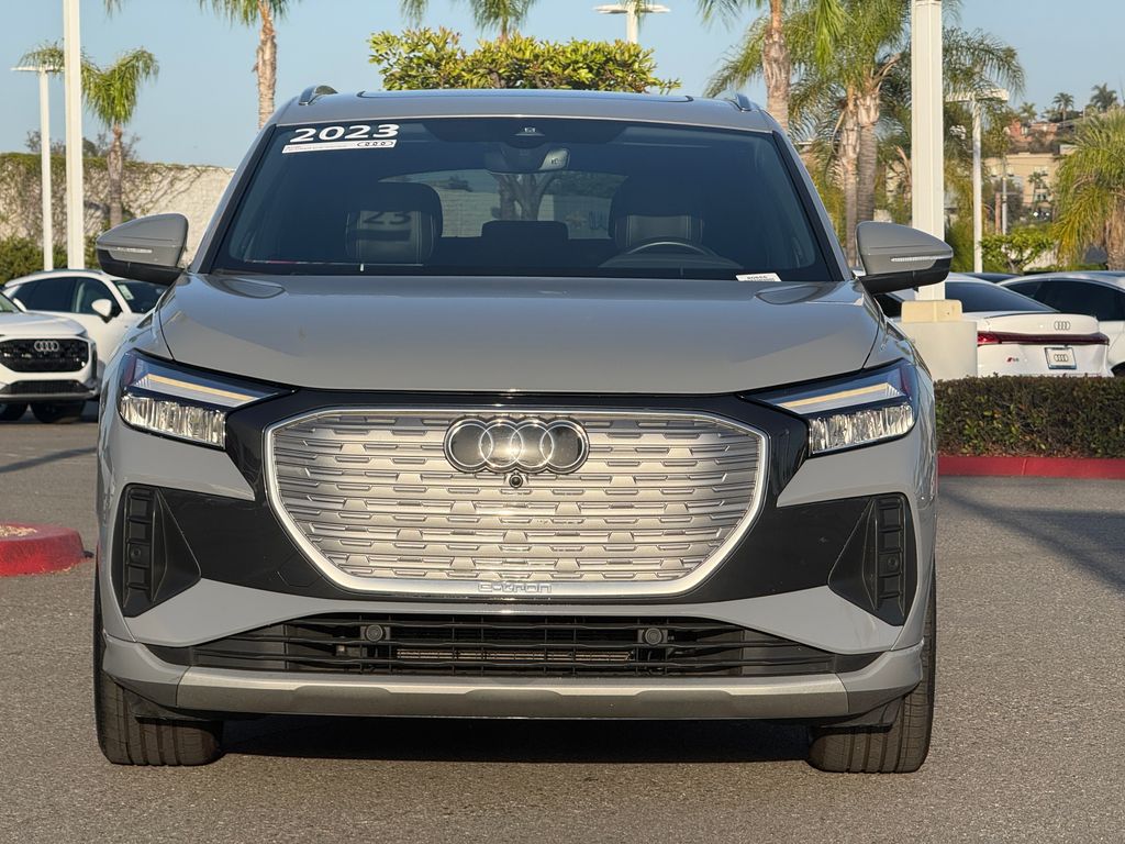 Certified 2023 Audi Q4 e-tron Premium Plus with VIN WA1BCBFZ2PP018819 for sale in Escondido, CA