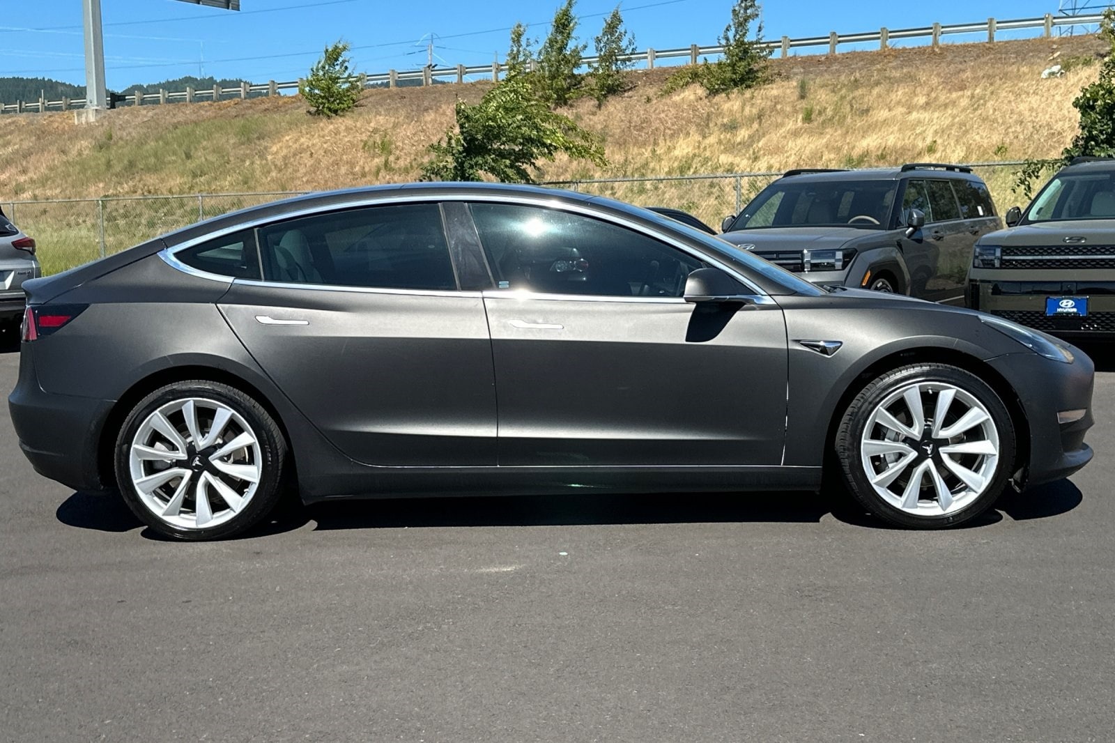 Used 2019 Tesla Model 3 Base with VIN 5YJ3E1EA9KF417918 for sale in Eugene, OR