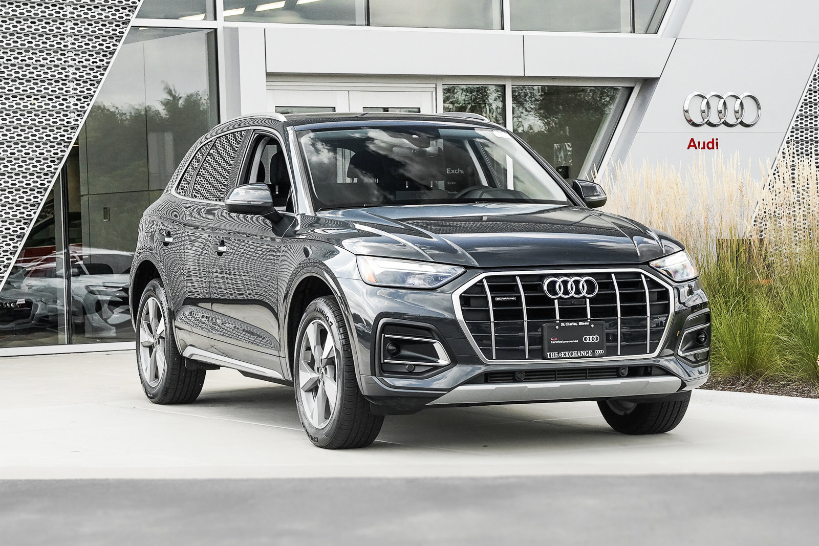 Certified 2024 Audi Q5 Premium Plus with VIN WA1BBAFY5R2041404 for sale in Saint Charles, IL