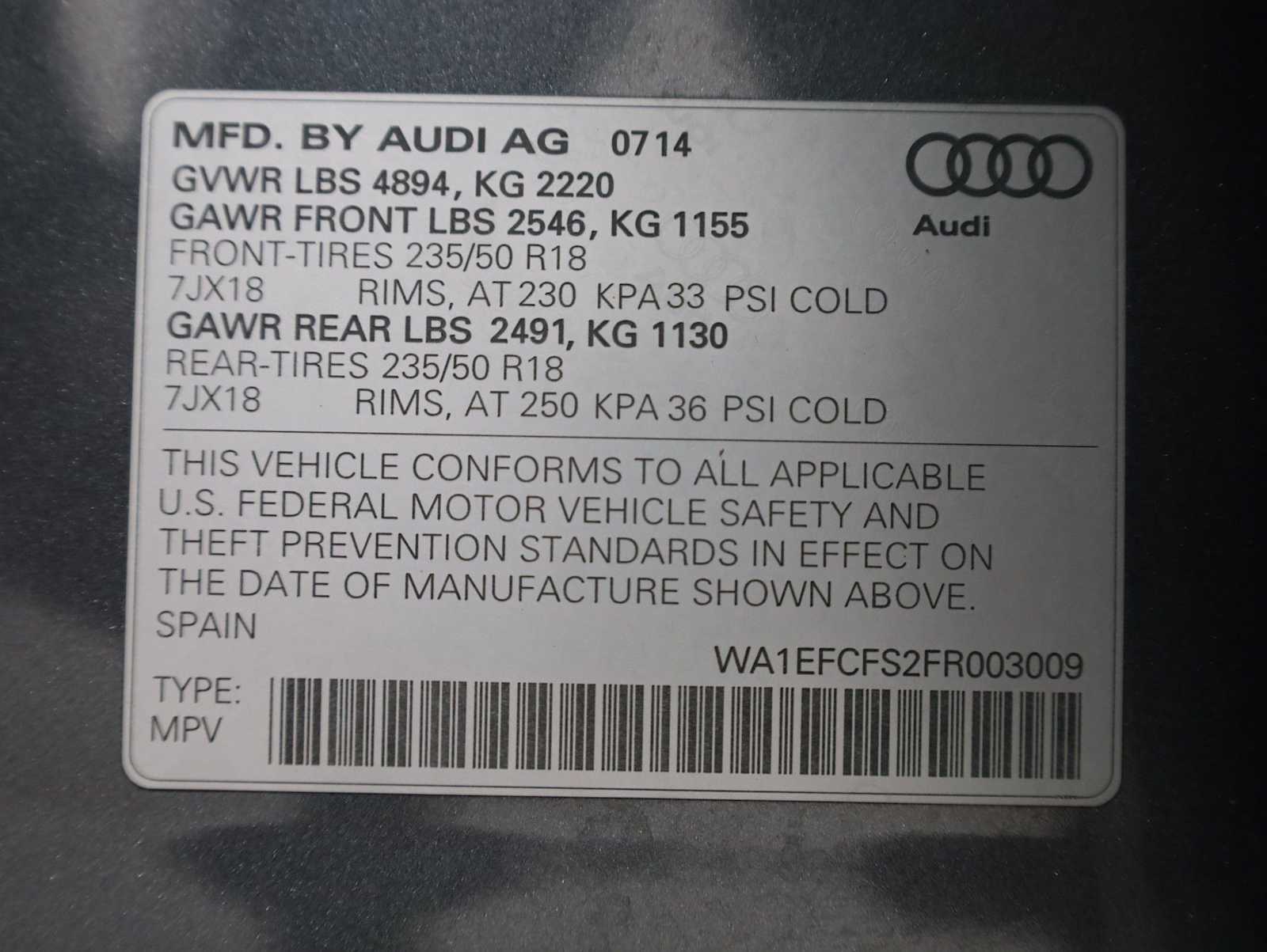 Thumbnail: 2015 Audi Q3 - 41