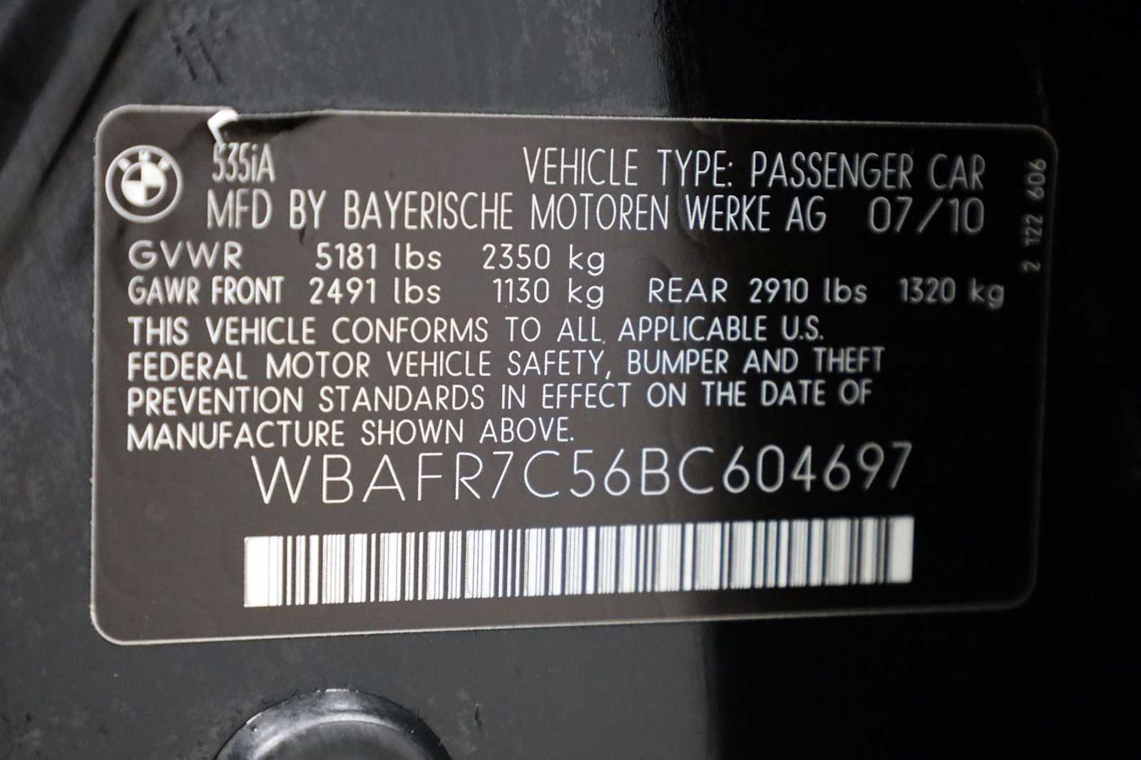 Thumbnail: 2011 BMW 5 Series - 41