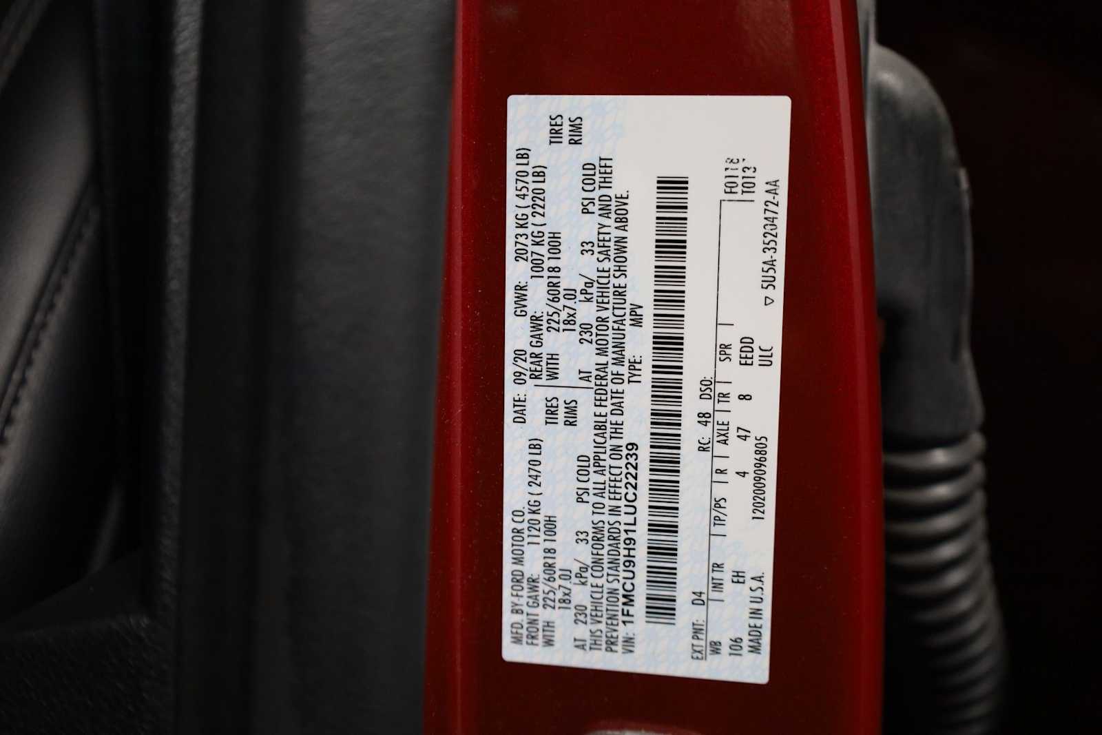 Thumbnail: 2020 Ford Escape - 39