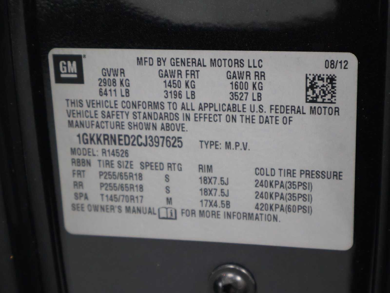 Thumbnail: 2012 GMC Acadia - 36