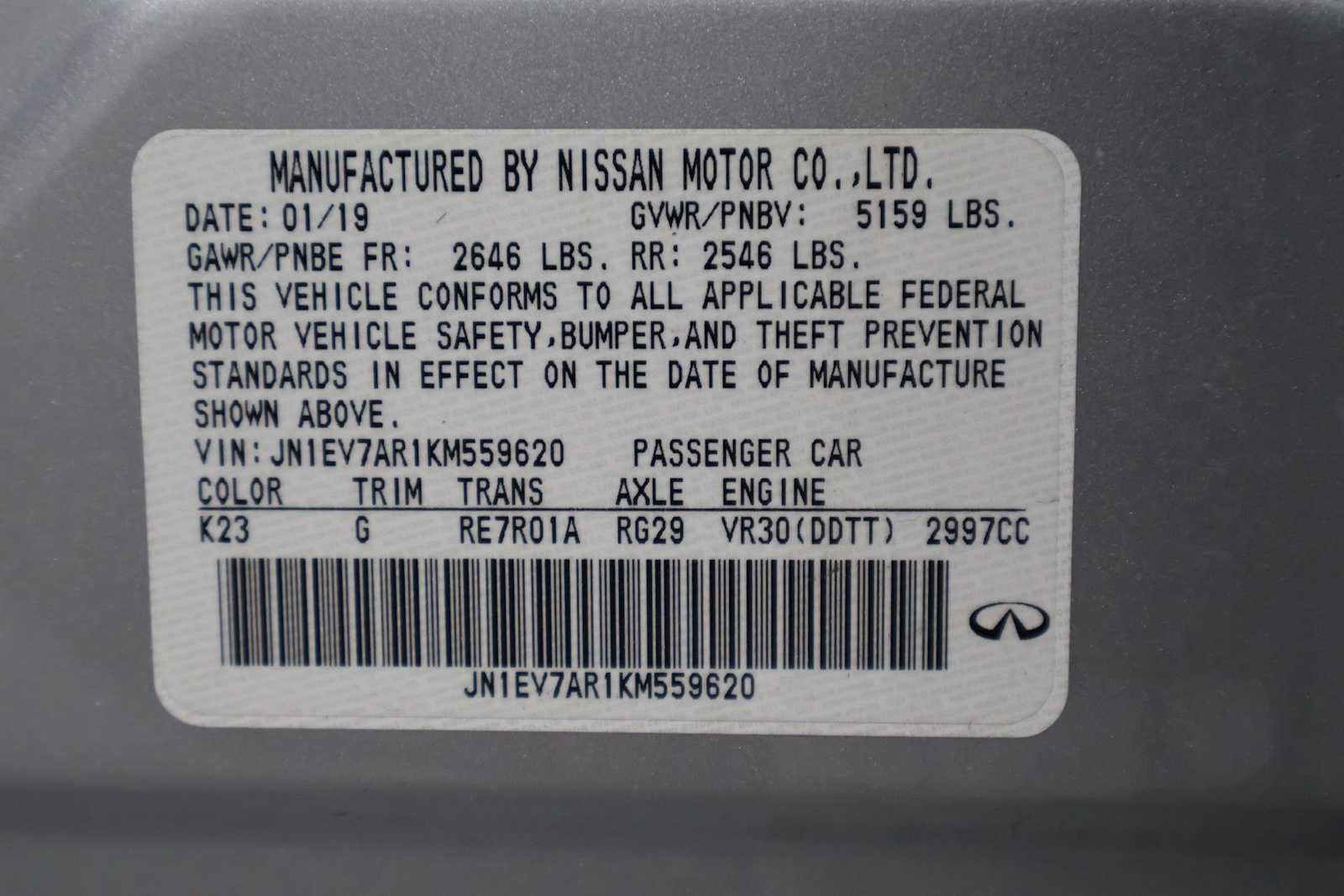 Thumbnail: 2019 INFINITI Q50 - 41