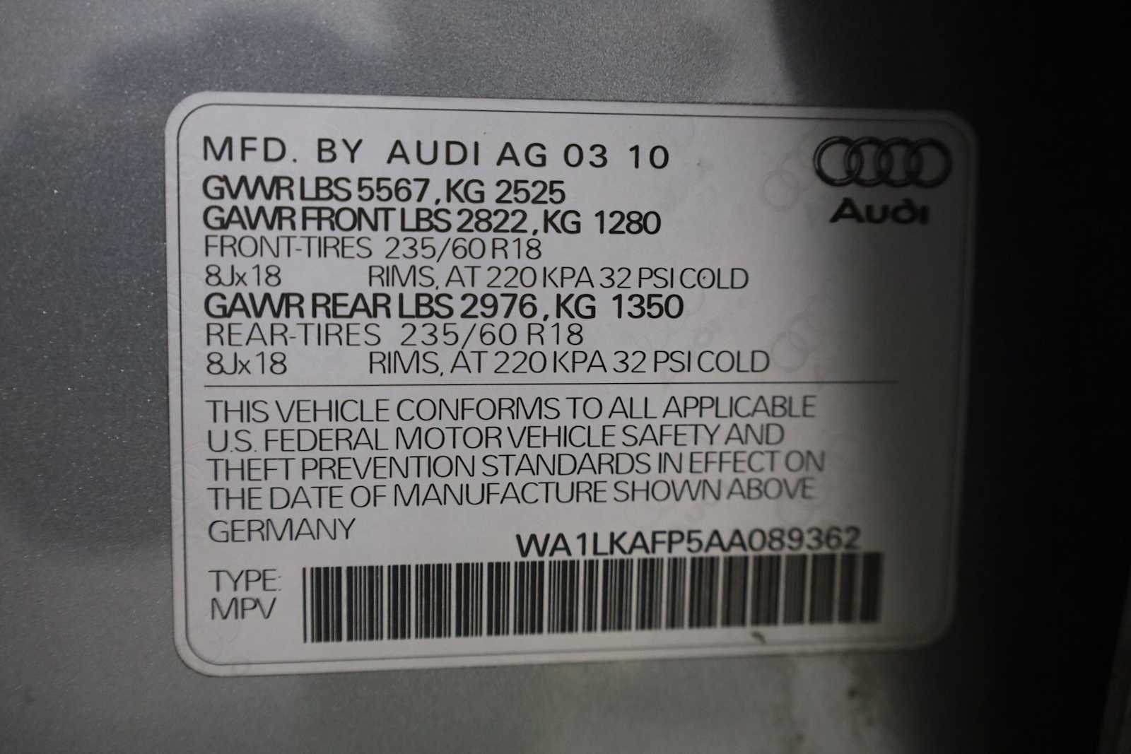 Thumbnail: 2010 Audi Q5 - 41