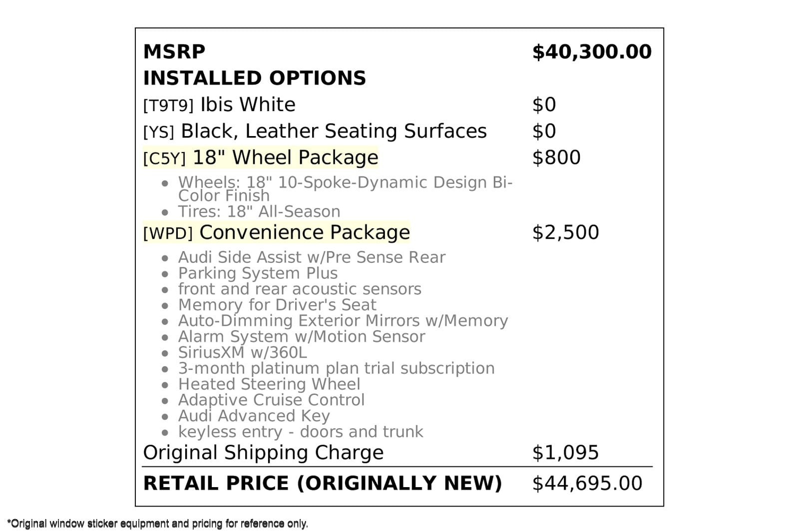 Used 2023 Audi A4 Premium with VIN WAUABAF49PN007618 for sale in Costa Mesa, CA