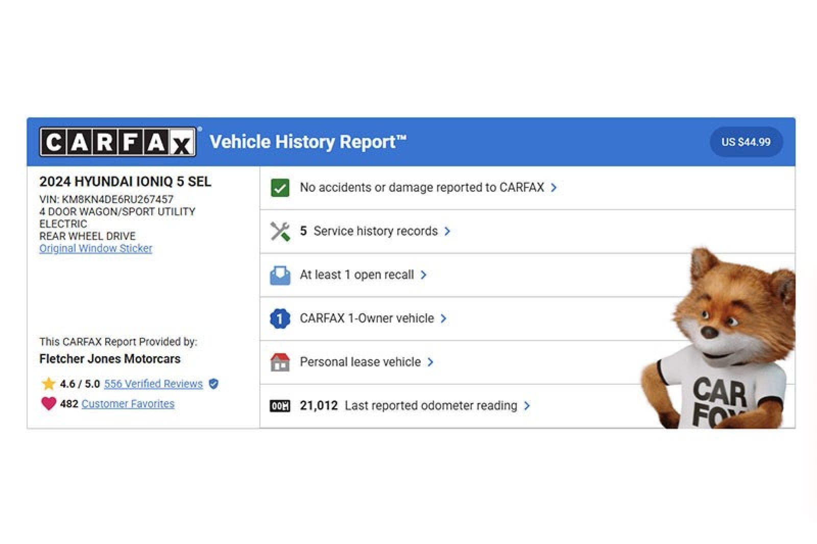 Used 2024 Hyundai IONIQ 5 SEL with VIN KM8KN4DE6RU267457 for sale in Costa Mesa, CA