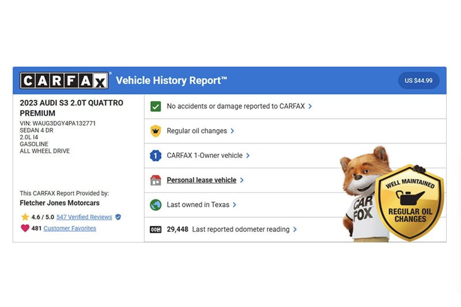 Used 2023 Audi S3 Premium with VIN WAUG3DGY4PA132771 for sale in Costa Mesa, CA