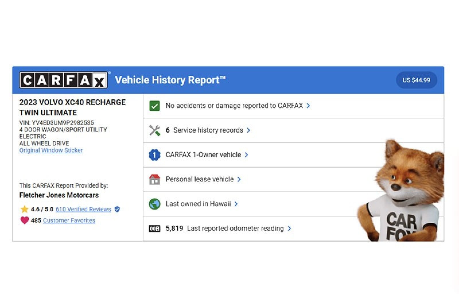 Used 2023 Volvo XC40 Ultimate with VIN YV4ED3UM9P2982535 for sale in Costa Mesa, CA