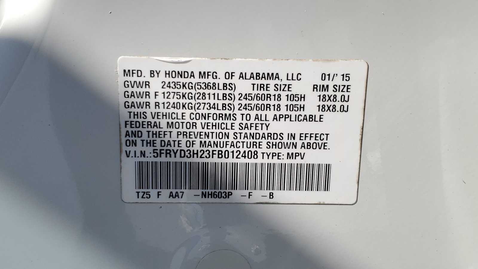 Thumbnail: 2015 Acura MDX - 35