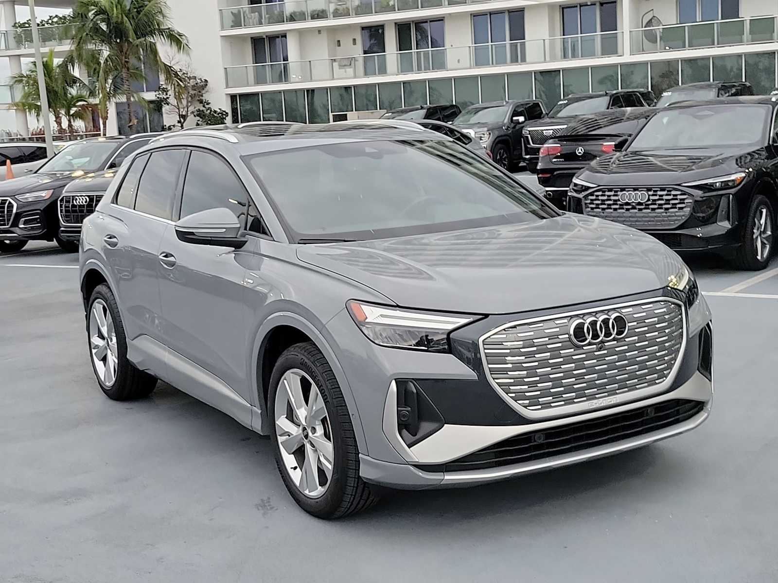 Certified Used 2023 Audi Q4 e-tron SUV Premium Plus Pebble Gray