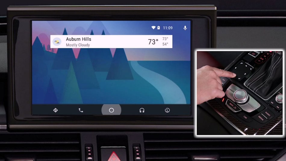 Audi with Android interface