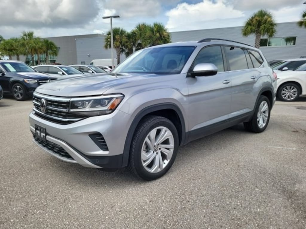 Used 2021 Volkswagen Atlas 3.6L V6 SE w/Technology 4MOTION SUV