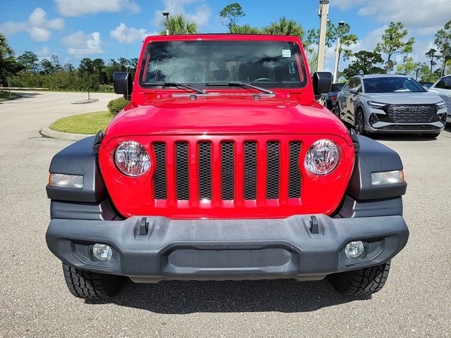 Used 2021 Jeep Wrangler Unlimited Sport S with VIN 1C4HJXDN6MW515733 for sale in Fort Myers, FL