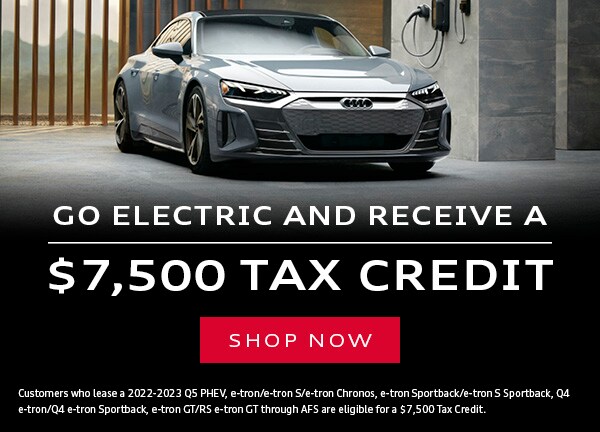 Go Electric and Receive a $7,500 Tax Credit
